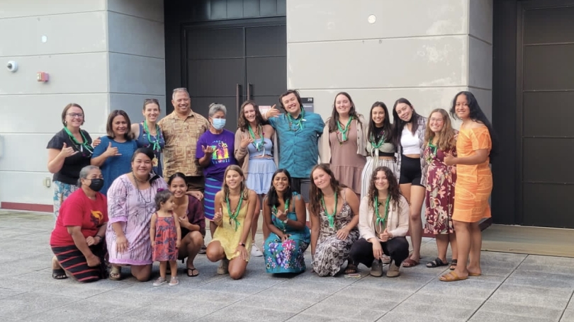 winter 2021 Hawaii FSP: Linguistics and Anthropology students, language consultants and their families